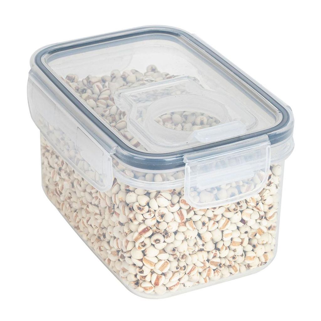 Food Storage Box With Lid Pantry Organizer Jars Tank Moisture-Proof Bean Rice Cereal Grain Milk Powder Transparent Container Can