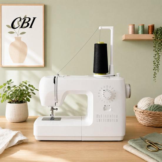 Thread Breakage Prevention Sewing Machine Spool Holder, Upright Anti-tangle Holder Stand, Cone for Embroidery Quilting Serger Organizer