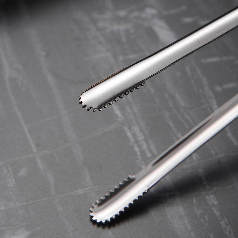 1Pcs 7/9/12Inch Food Clip 304 Stainless Steel BBQ Steak Clip New Grill Tongs  Cooking Utensils