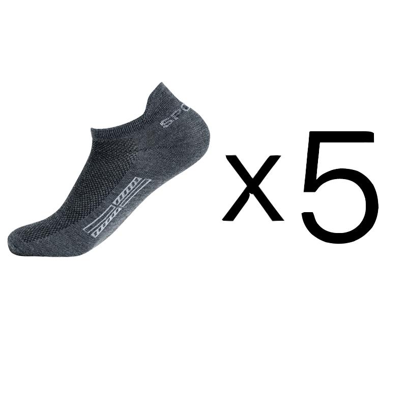 5 Pairs Men's Cotton Mesh Socks Low Top Invisible Ankle Socks Comfortable Breathable Sports Leisure Socks Home Travel Outdoor