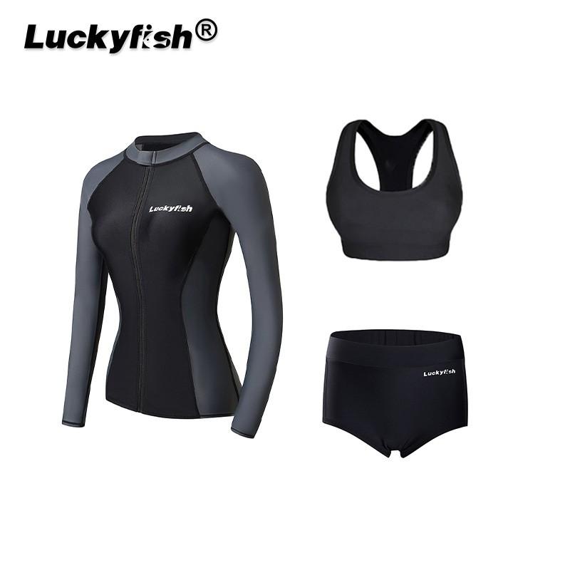 Diving Rash Guard Set Women UV Protection Long Sleeve Pants Quick Dry Snorkeling Surfing Swimsuit