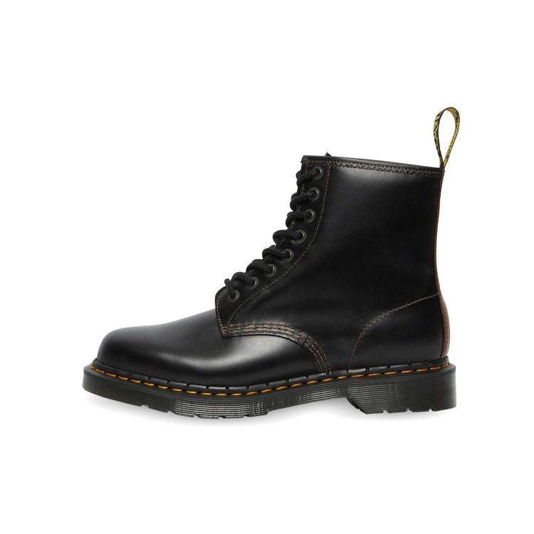 Доктор. Ботинки Dr. Martens 1460 из кожи Abruzzo Мужские ботинки Черный Коричневый 26904003