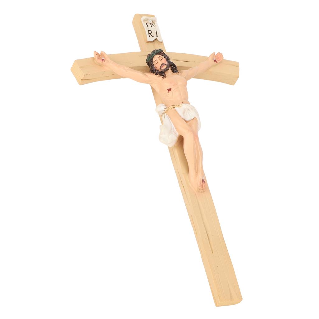 Jesus Christ Crucifix Handcrafted Exquisite Details Crucifix Wall Cross for Home Decoration Gift Collection