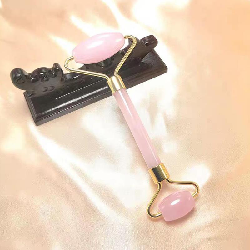 2 шт., роликовый массажер для лица, скребок Гуа Ша, набор для лифтинга лица, массажер для похудения, массажер для лица