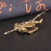Brass Chinese God of Wealth Riding Horse Guan Gong Statue Home Decoration Accessories Copper Office Desk Decor Buddha Ornaments