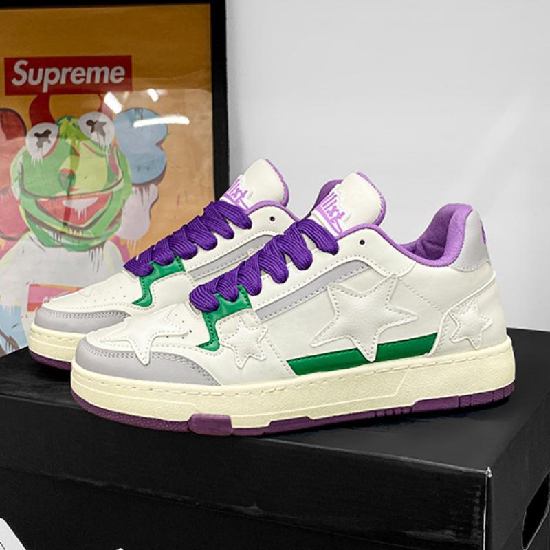 Мода 2024 Мужская обувь Весенняя Повседневная Спортивная обувь Мужские Модные Кроссовки Маленькая Обувь Молочного Цвета Удобные Тренд Скейт Тенис Маскулино