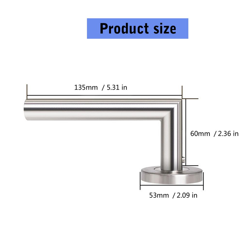 Дверной замок с рычажным механизмом, круглая ручка с Т-образной планкой, стальные уголки, дверная ручка для внутренних дверей, требующих защиты ключом
