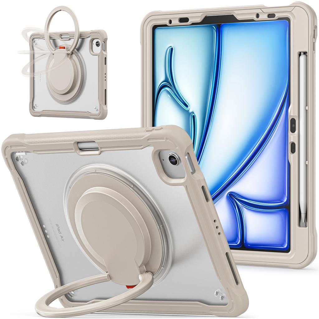 Для iPad Эйр 11 (2025)/(2024)/Воздух (2022)/(2020)/Про 11 (2022)/(2021)/(2020)/(2018) Чехол-подставка с вращением для планшета