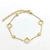 New Lucky Four-Leaf Clover Simple Bracelet High-Grade Trend Women's Bracelet