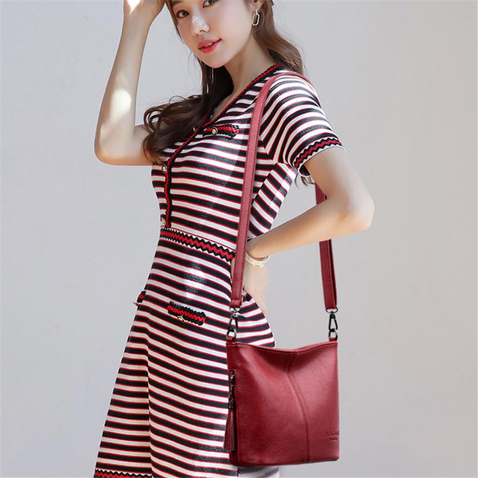 Новая женская сумка-мессенджер на одно плечо, маленькая квадратная сумка из мягкой кожи