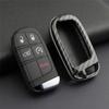 Чехол для ключа автомобиля под карбон Держатель Жесткий чехол для Jeep Dodge Chrysler