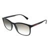 Солнцезащитные очки Prada Linea Rossa Lifestyle Ps 01ts Dg00a7 Unisex Rectangle Black Rubber