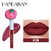 HANDAIYAN New Product Fruity Plush Head Does Not Stick A Cup of Lipstick Lipstick Matte Matte Long Lip Gloss