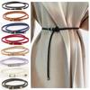Weave Thin Belt Solid Color Sweater Strap New Waist Rope Women