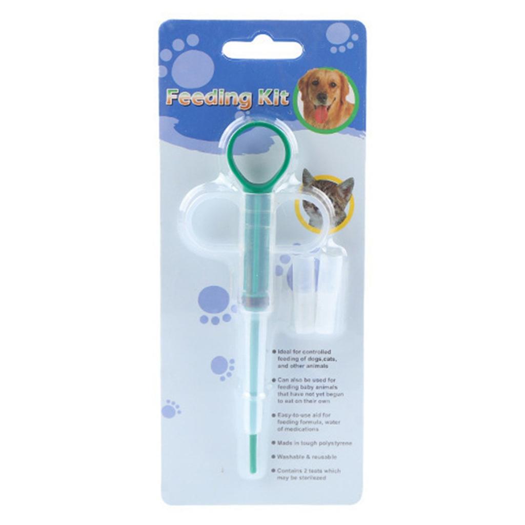 Кормушка для домашних животных, силиконовый шприц, дозатор для щенков кошек и собак, костюм с мягкими наконечниками, таблетка для щенков кошек и собак