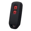Чехол для смарт-ключа ZIAN Honda Car Black 2 Button New NBOX NBOX Custom N Wagon N One Silicone Exclusive Design 2 и т. д.. (МОЙ-BTNBX2J) (черный (Красная кнопка))