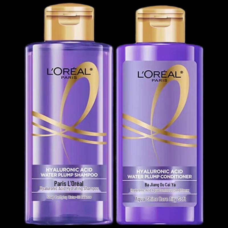 Набор для ухода за волосами L'Oréal с гиалуроновой кислотой для объема и контроля жирности