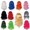 Harajuku Orange Blue Gold Grey Curly Wigs Synthetic Women Layered Wigs  Role-playing