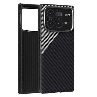 ABEEL Чехол для Xiaomi Mix Fold 4 5G Совместимый с MagSafe Задняя крышка с текстурой углеродного волокна