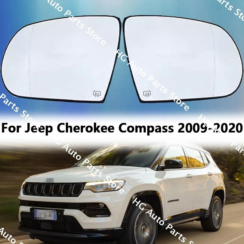 Для Jeep Cherokee Compass 2009- Замена зеркального элемента бокового зеркала заднего вида с подогревом 68228913AA 68228911AA 68228918AA 68228912AA 68228910AA