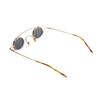Fuji ORIGINAL NURSE Nurse 2WAY Titanium Frame Date Glasses Ultra Small Round Glasses Sunglasses Ultra Light [meSmart] (Монтана. Очки) 2,0 (Золото)