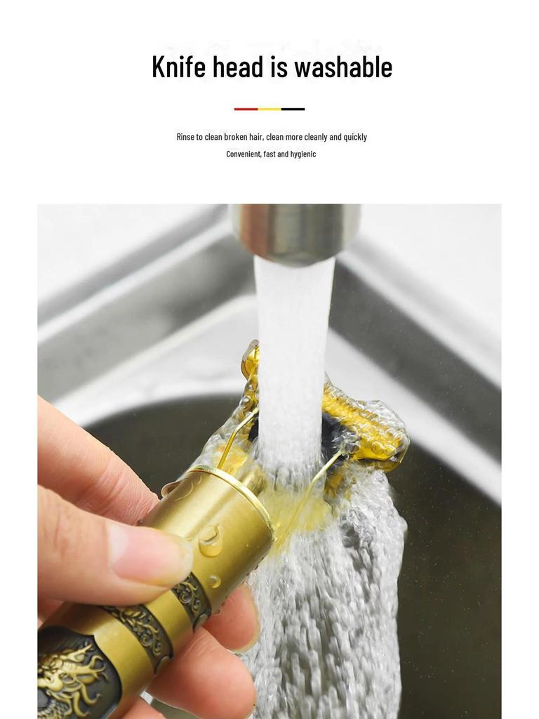 Электрическая машинка для стрижки волос и бритвенный инструмент для домашнего использования с функцией Oil Head Carving