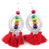 [M9438] - Red 'Altai' Designer Earrings