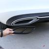 Для Mercedes Benz GLC A B C E Class X253 W205 W213 W176 W177 W246 W247 2016- Накладка на выхлопную трубу автомобиля, аксессуары для автомобиля