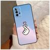 Рука держит Луну Пальцевое Сердце Чехол для Samsung Galaxy A36 A56 A16 A26 A06 A52 A53 A33 A13 A34 A54 A14 A15 A35 A55 A22 A32