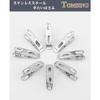 TOMSING Set of 40 Stainless Steel Clothespins, Strong, Non-Slip, Rust-Resistant, for Clothes Drying, Pants, and Hangers (Silver, 40pcs, 5cm)