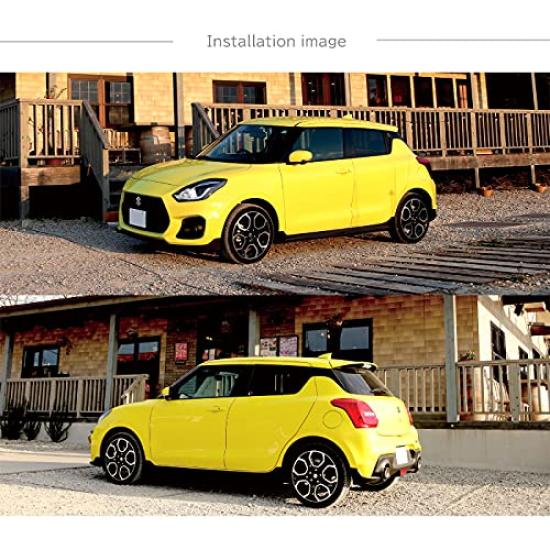Eve Design дизайн тип антенны 3 SUZUKI SPORT оригинальная серия цветов Тип 'Акула' 3 Часть Белый Для Swift / SWIFT/SWIFT / номер DAZ-S3-ZVR (чистый