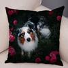 Милый Домашний Питомец Наволочка Шотландия Бордер Колли Наволочка для Дивана Автомобильного Декора Принт Собаки Мягкая Плюшевая Наволочка