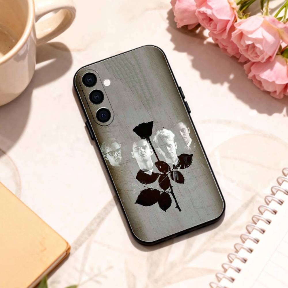 B-Band Depeches M-Modes Чехол для телефона для Samsung Galaxy A73,A72,A71,A70,A53,A52,A51,Другие Мягкий черный корпус