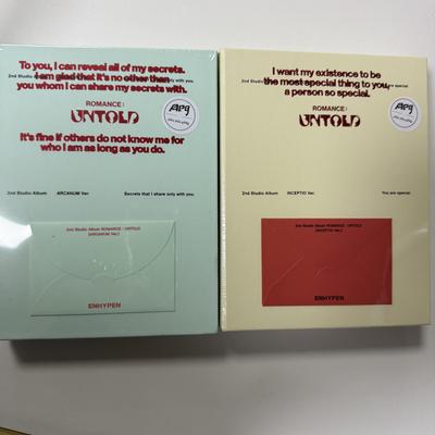 Альбом ENHYPEN - [РОМАНС : UNTOLD] Альбом, набор из 2 версий