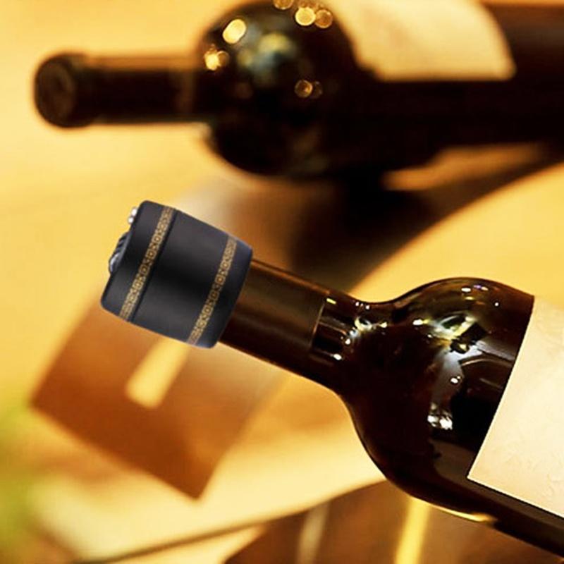 New Plastic Bottle Password Lock Combination Lock Wine Stopper Vacuum Plug Device Fechadura Picks