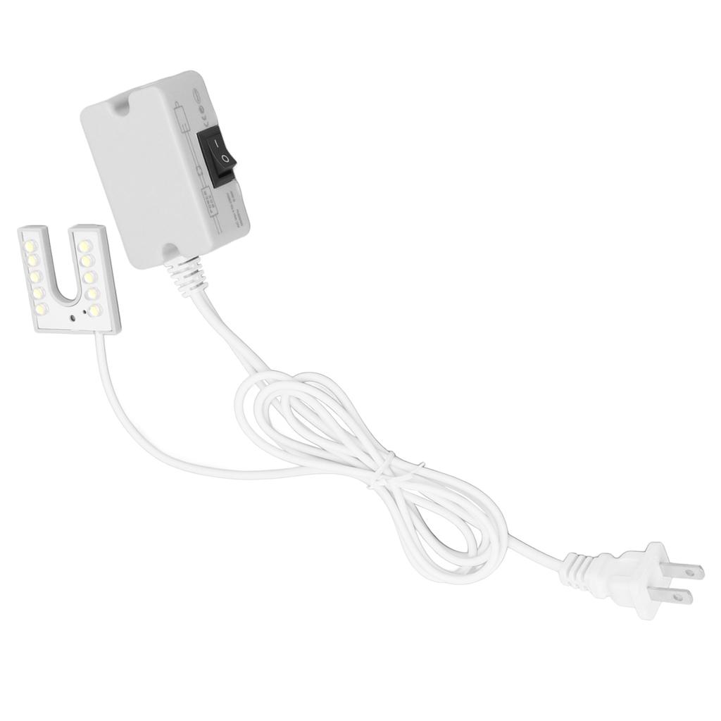 Sewing Machine Light 10 LED Beads Bright Natural Light Working Gooseneck Lamp with Magnetic Base