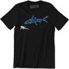 Scuba Life Shirt Diving Tee Shark Chasing A Diver T-Shirt