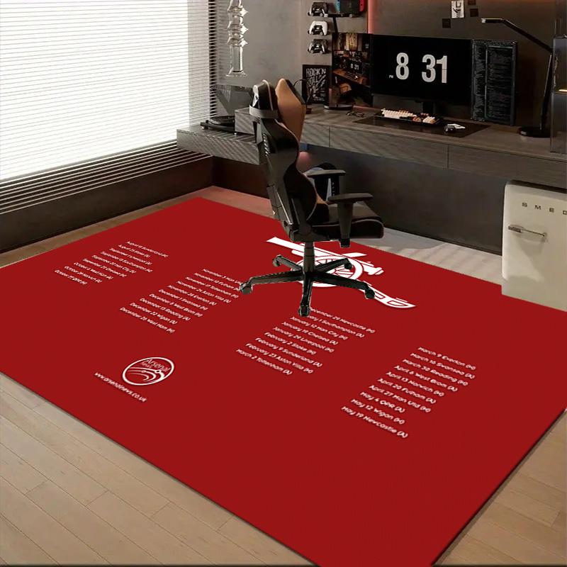 1PC Arsenal Celebration Moment Floor Mat for Living Room, Game Rooms, Office, Bedroom, Office Floor Mat Playful Design, Christmas fan gifts