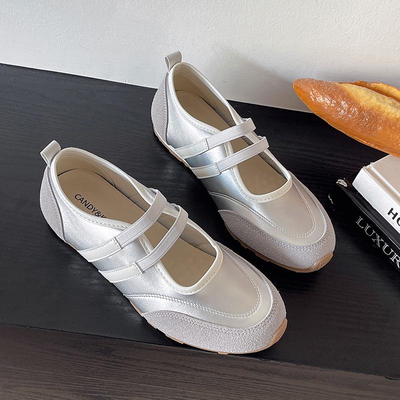 Балетки Мэри Джейн на плоской подошве, женская обувь, весенне-летняя повседневная легкая спортивная обувь