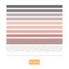 10pcs Basic Color Paper Washi Tape Set 10mm 25mm Rainbow Adhesive Masking Tapes Stickers Decoration Album Diary A6174