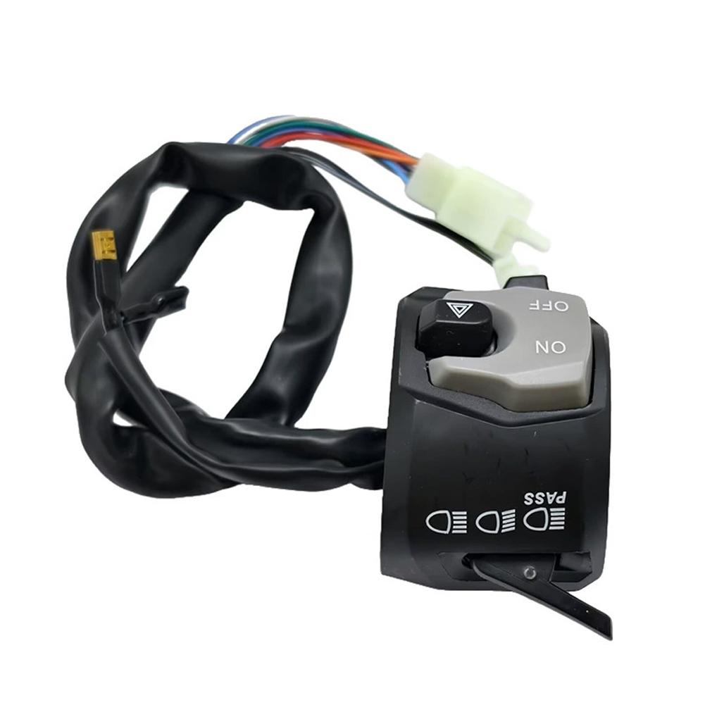 Universal Multi-Function Motorcycle Handlebar Switch Assembly for GSX Horn Headlight Electric Start Control Switch Replacement