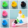 3шт с звуком сжимания плавающая утка сжимает звук игрушка маленькая желтая утка водная игрушка игрушка для ребенка