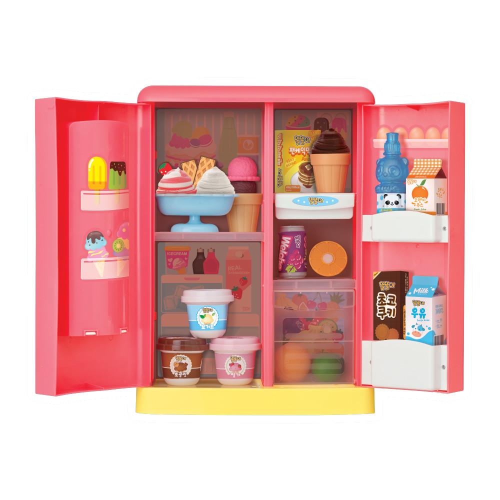 [Mimi World Official] Doddoli Ice Cream Refrigerator Play, популярные корейские игрушки-персонажи