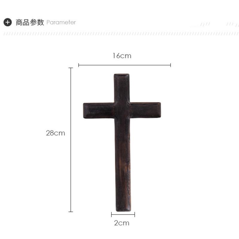Религиозные принадлежности, христианский католический крест, подвеска на стену, черный деревянный ремесленный крест, украшение на стену