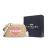 Coach Джейми 21 Классическая Монограмма Сердце Несъемный Ремень Через Плечо Застежка-молния Синтетическая Кожа Сумка На Плечо Crossbody Маленькая CO939-IMOTV
