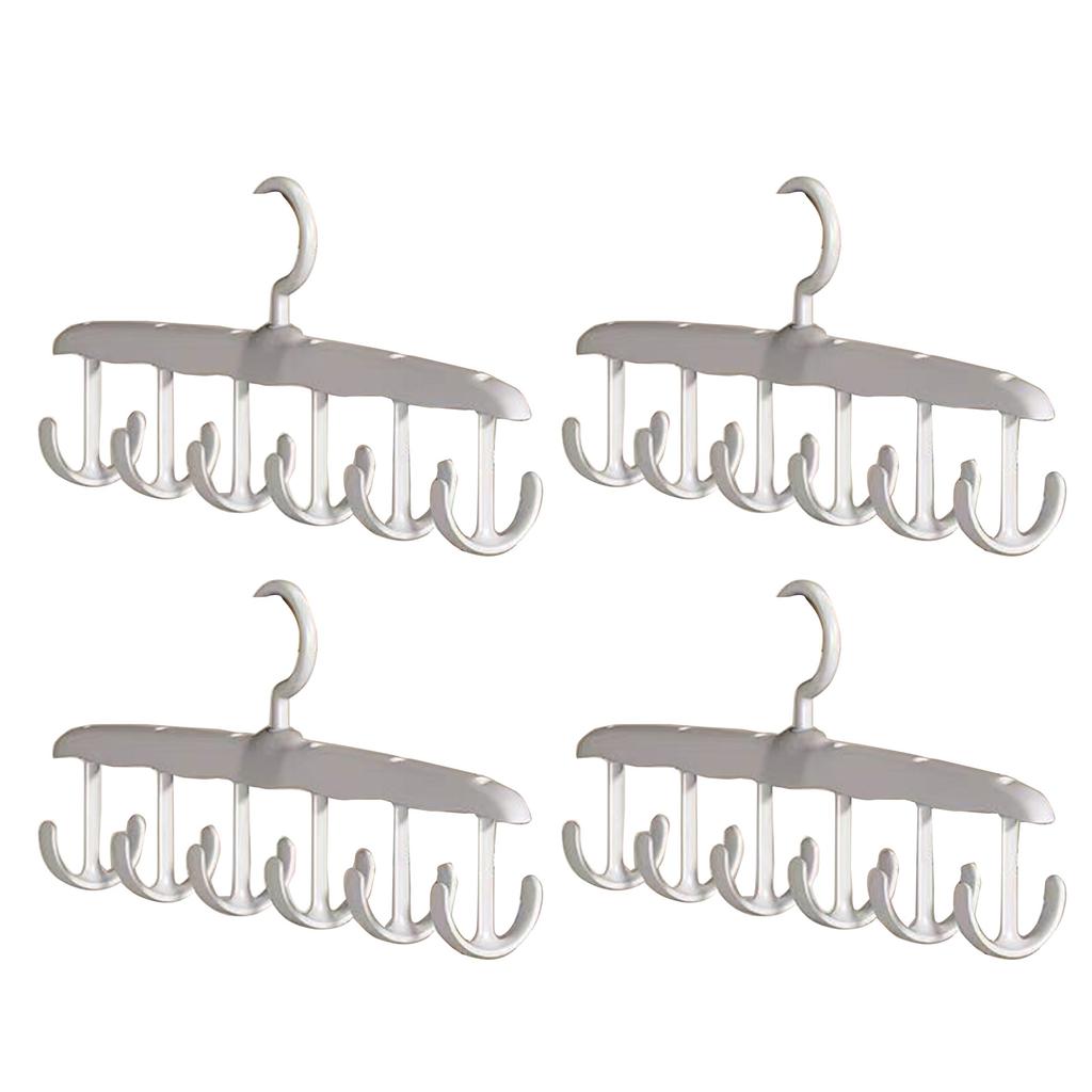 Вращающаяся на 360 градусов вешалка для одежды с волнистым дизайном для экономии места, для хранения и организации дома, в общежитии