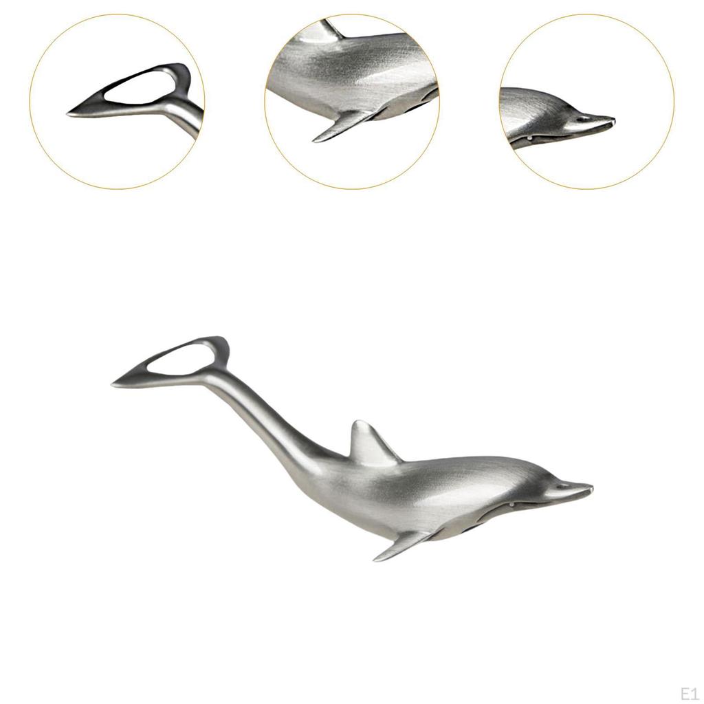 Открывалка для бутылок Dolphin, многоцелевая, простая в использовании, легкая, с пробкой, может использоваться для