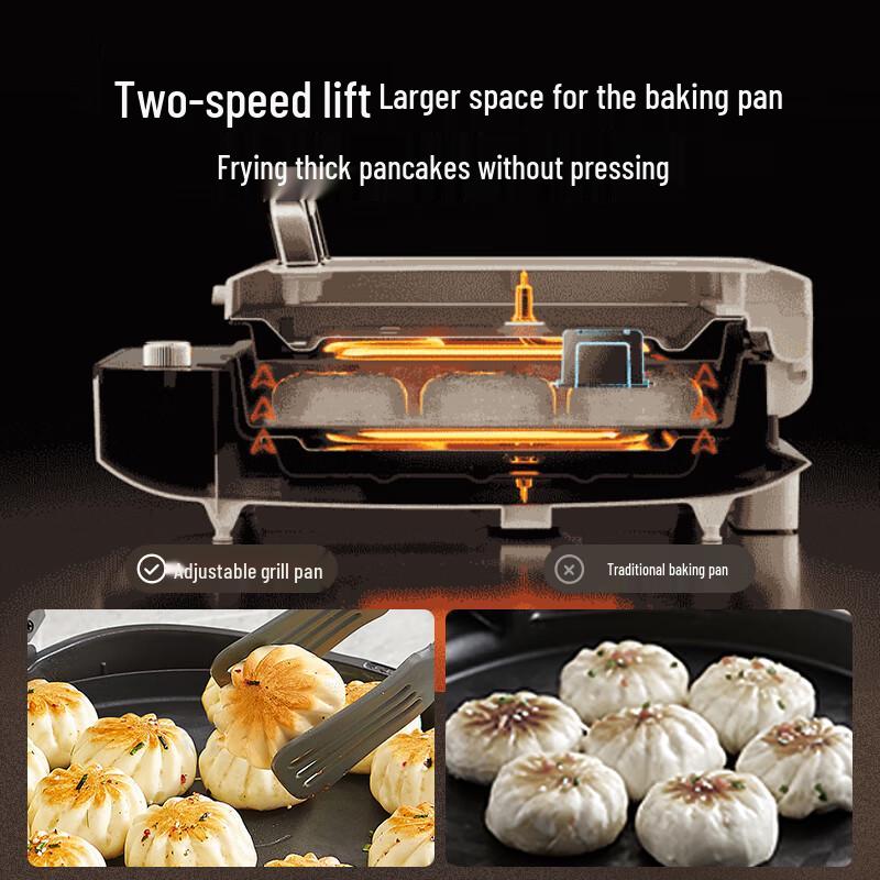SUPOR Electric Griddle with Deepened Double-Sided Heating CN plug (adapter included)
