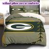 football Logo Pattern Bedding Quilt Set Quilt Cover Pillowcase Home Decoration Birthday Gift (1*duvet cover+ 2*pillowcase, without core)