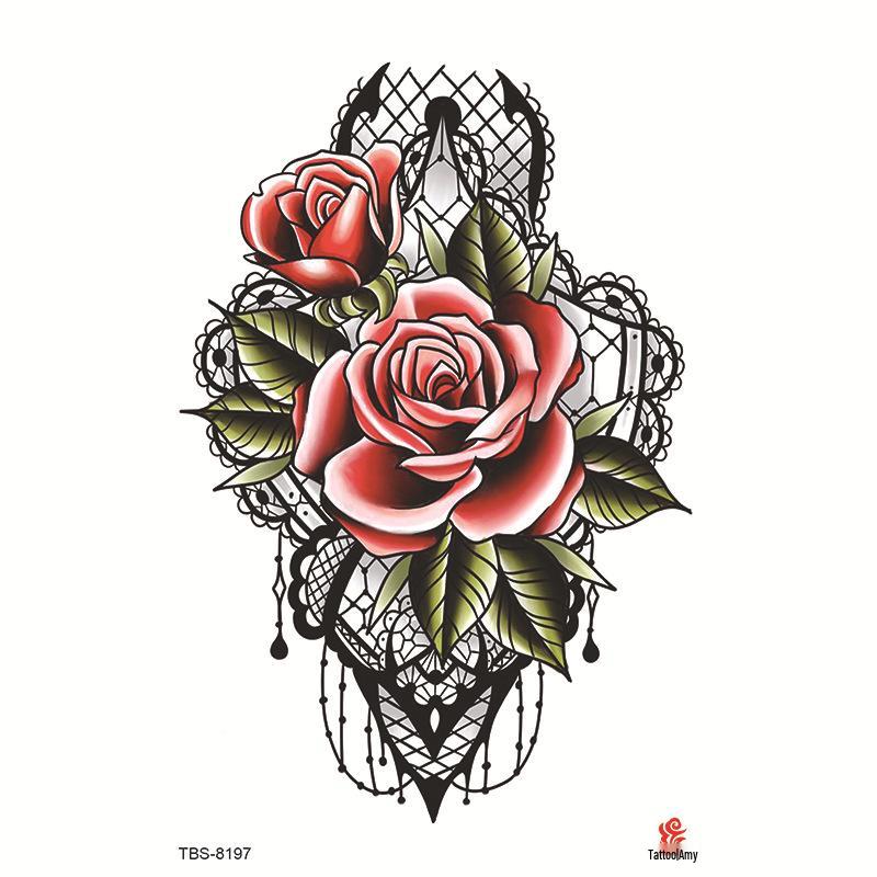 Водонепроницаемый набор тату-наклеек на всю руку с тотемными символами